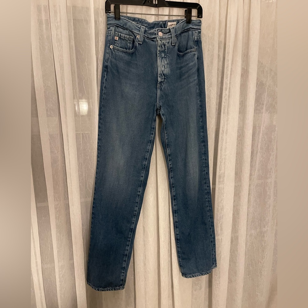 AG Alexxis Straight High Rise Straight size large 27 100% Cotton